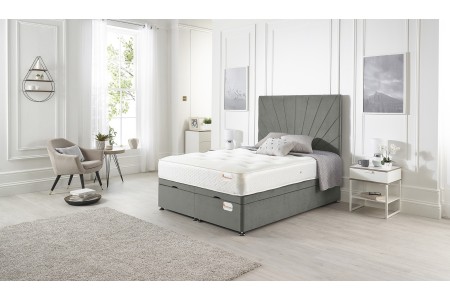 Platinum ottoman bed
