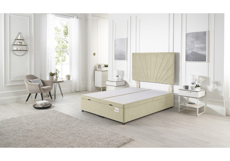 Platinum ottoman bed