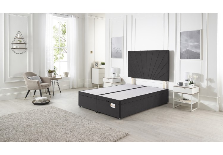 Platinum ottoman bed