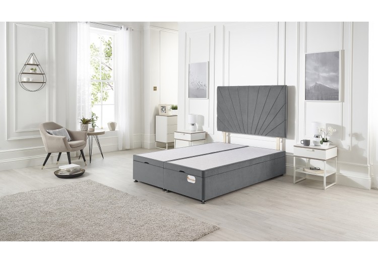 Platinum ottoman bed