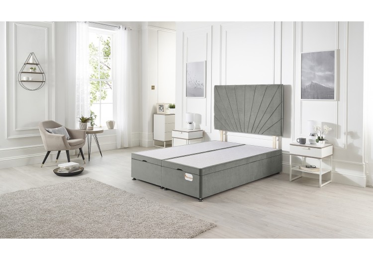 Platinum ottoman bed