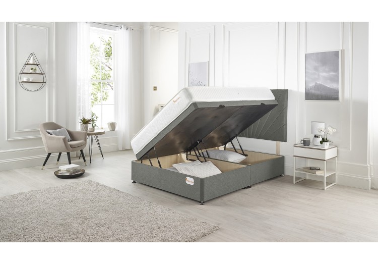 Platinum ottoman bed