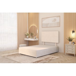 Doll Divan Base with headboard no drawers