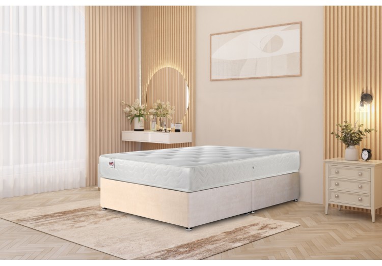Divan Base with mattress no drawers