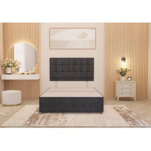 Olive Divan Base with headboard no drawers