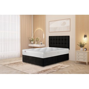 Olive Divan Bed with mattress and headboard 2 drawers