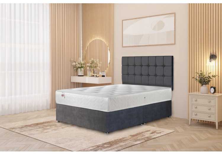 Olive Divan Bed with mattress and...